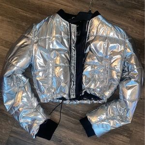 Crop Bubble coat